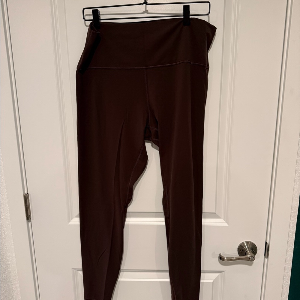 Lululemon Align High Rise leggings 28” - Espresso Sz 16